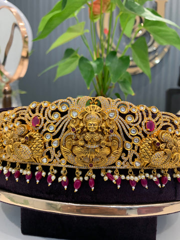Beautiful ruby stone vaddanam