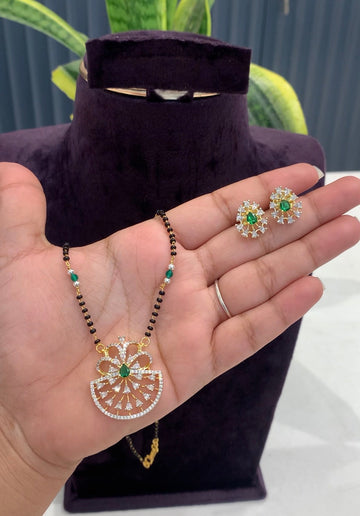 Beautiful Pendent set with Blackbeads (18inches)