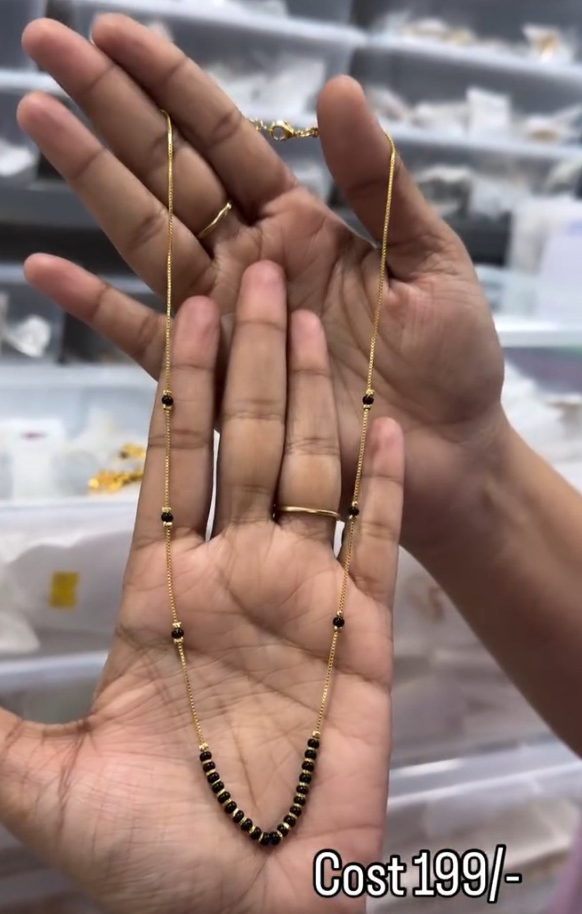 Beautiful Metalic Blackbeads
