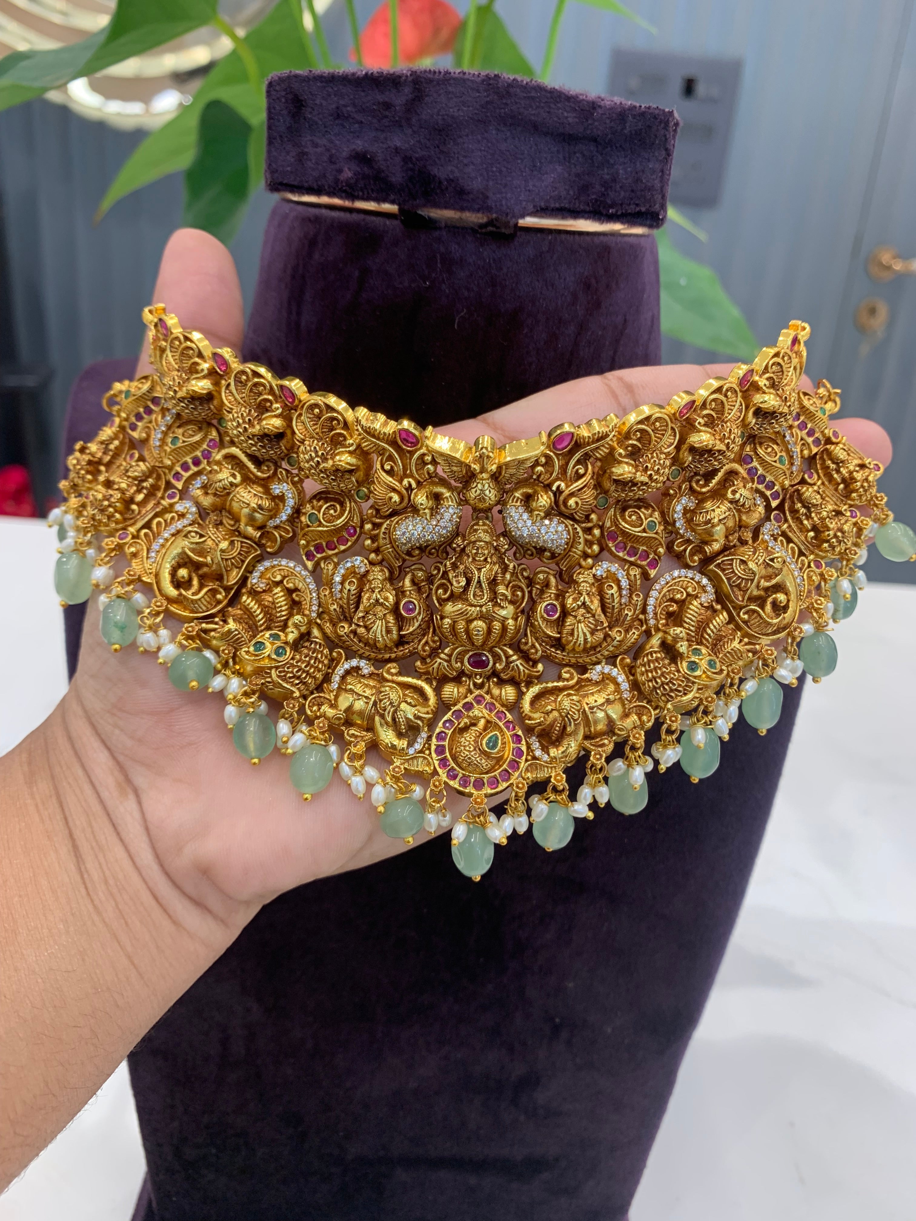 Beautiful Nakshi 3D Heavy Chocker set