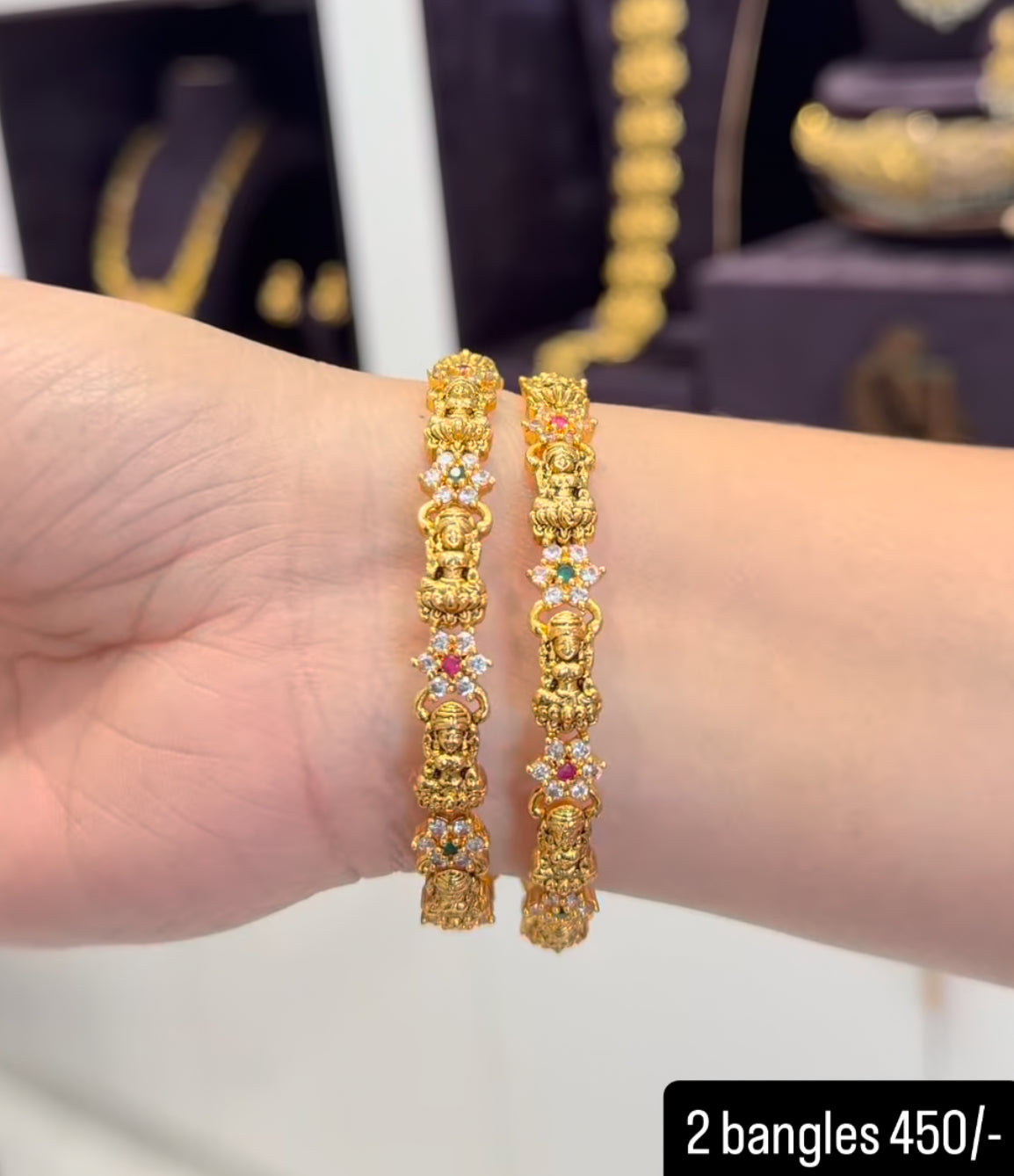 Beautiful multi stone bangles