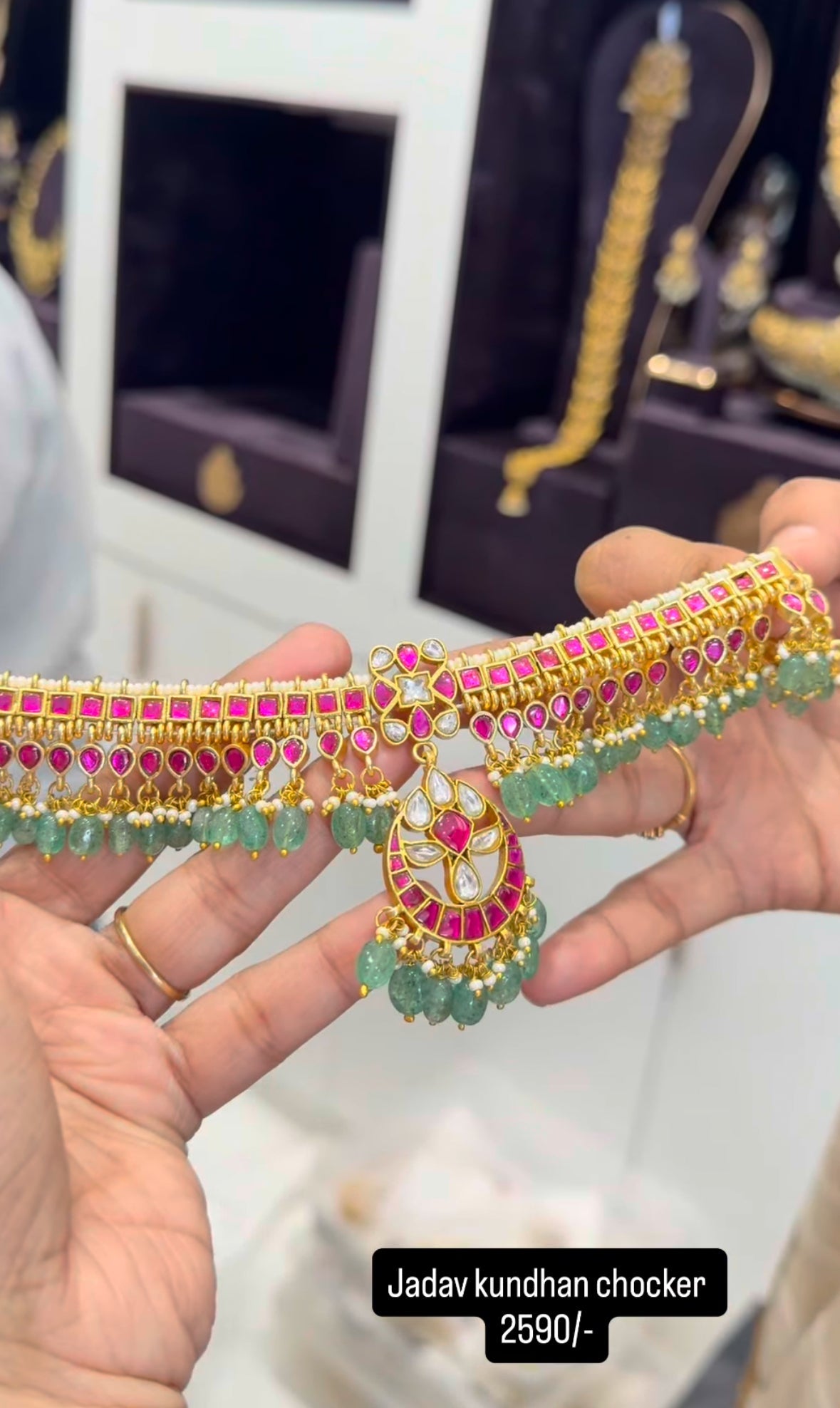 Beautiful Jadav Necklace/ Chocker