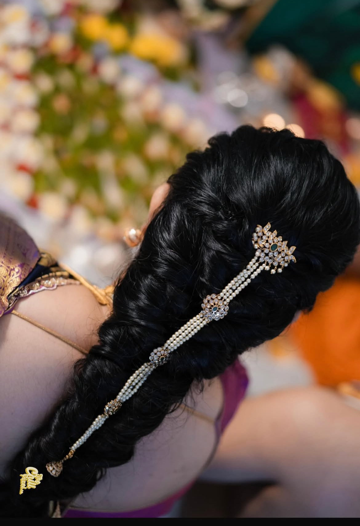Beautiful Pearl Headset (12-14inches)