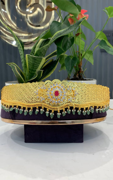 Beautiful uncut stone adult vaddanam