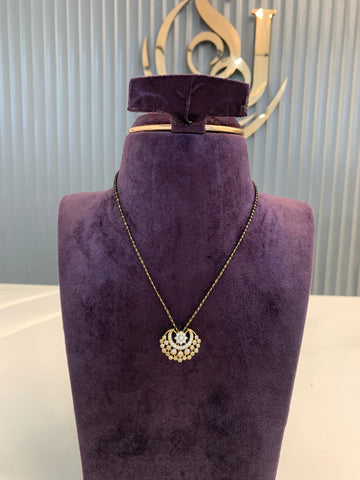 Beautiful Black Beads With Cute pendent