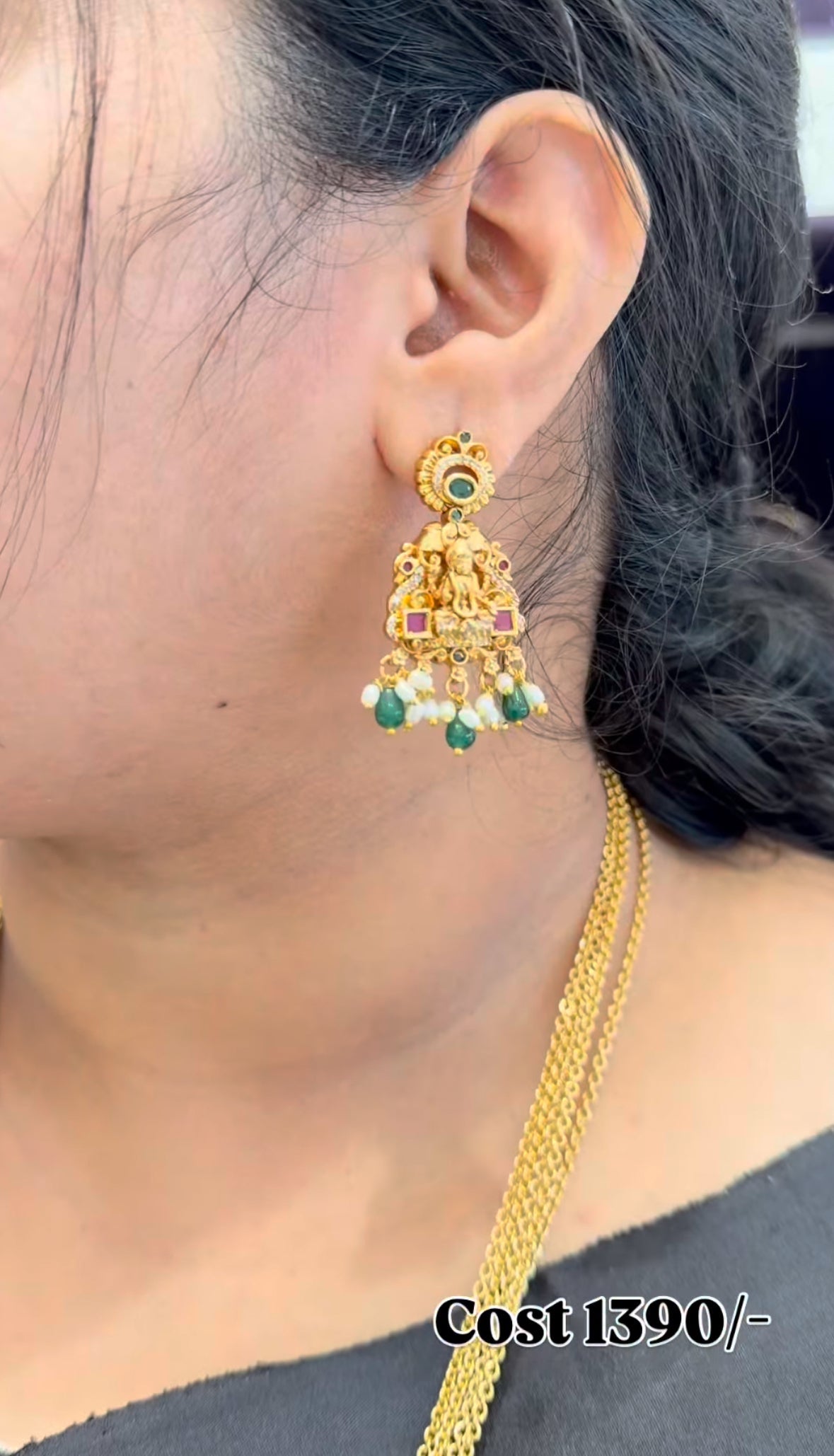 Beautiful Chandraharam set