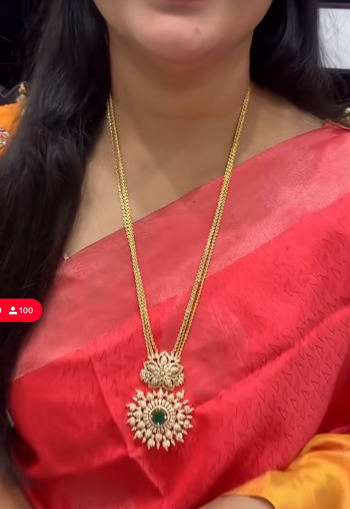 Beautiful Chandraharam Chain Set