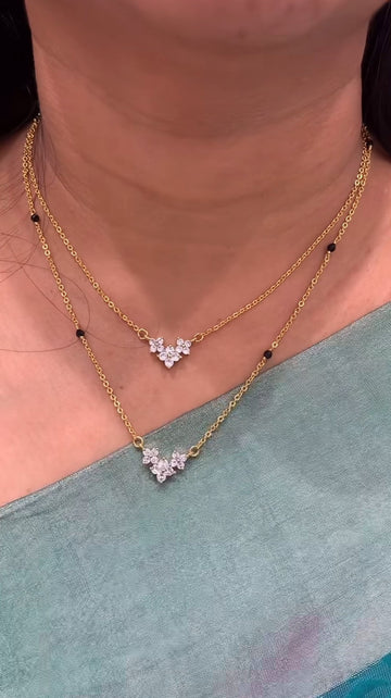 Beautiful Trendy Double Step Chain
