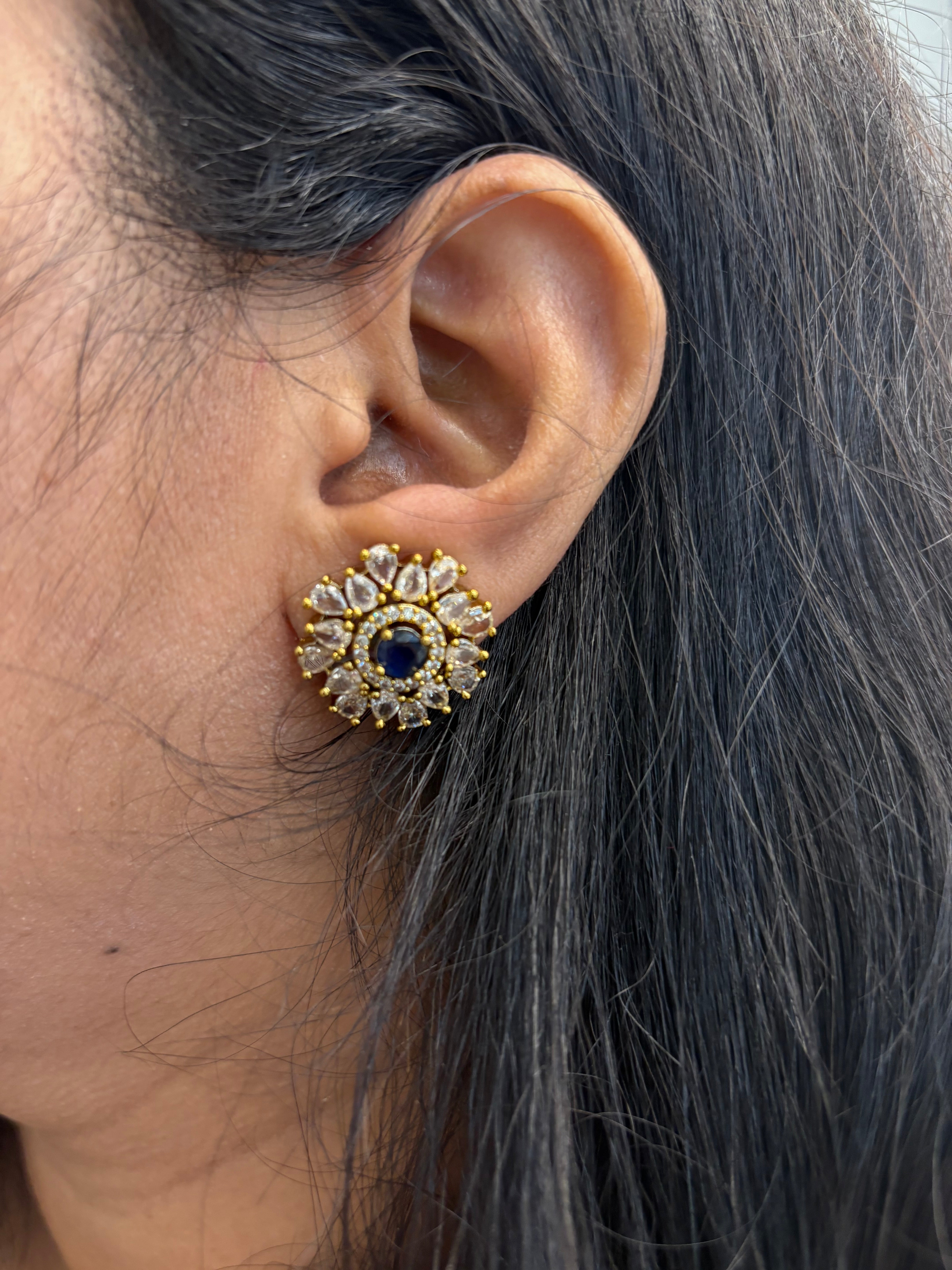 Beautiful Blue stone studs