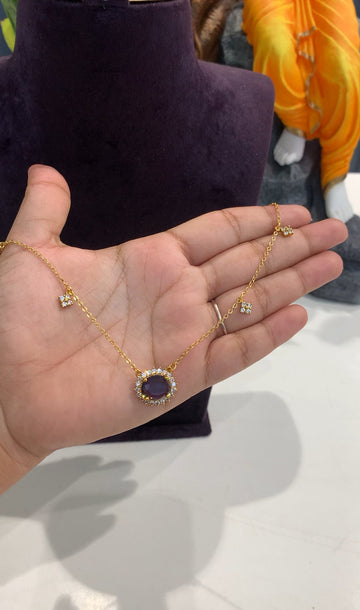 Beautiful Customised Chandraharam set