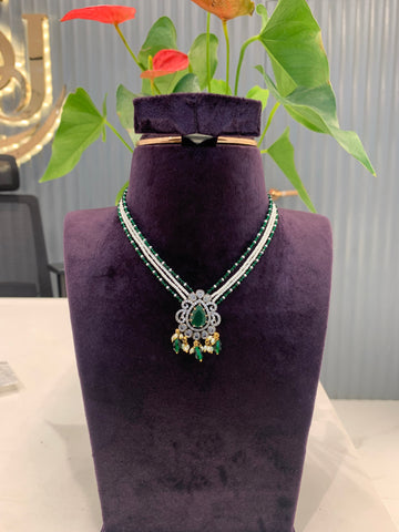 Beautiful Locket With Beads Chocker