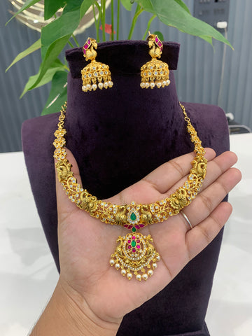 Beautiful jadav necklace