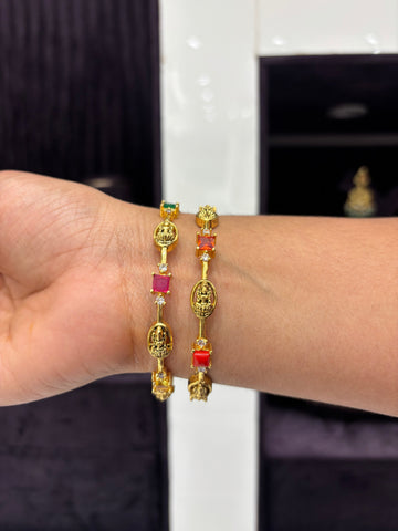 Beautiful Navarathna stone bangles