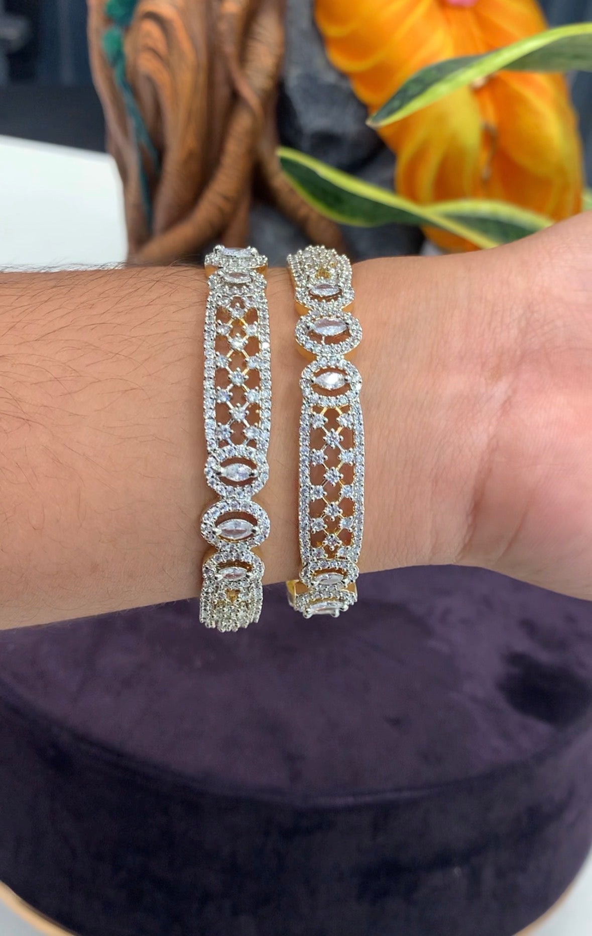Beautiful GJ polish bangles set of 2