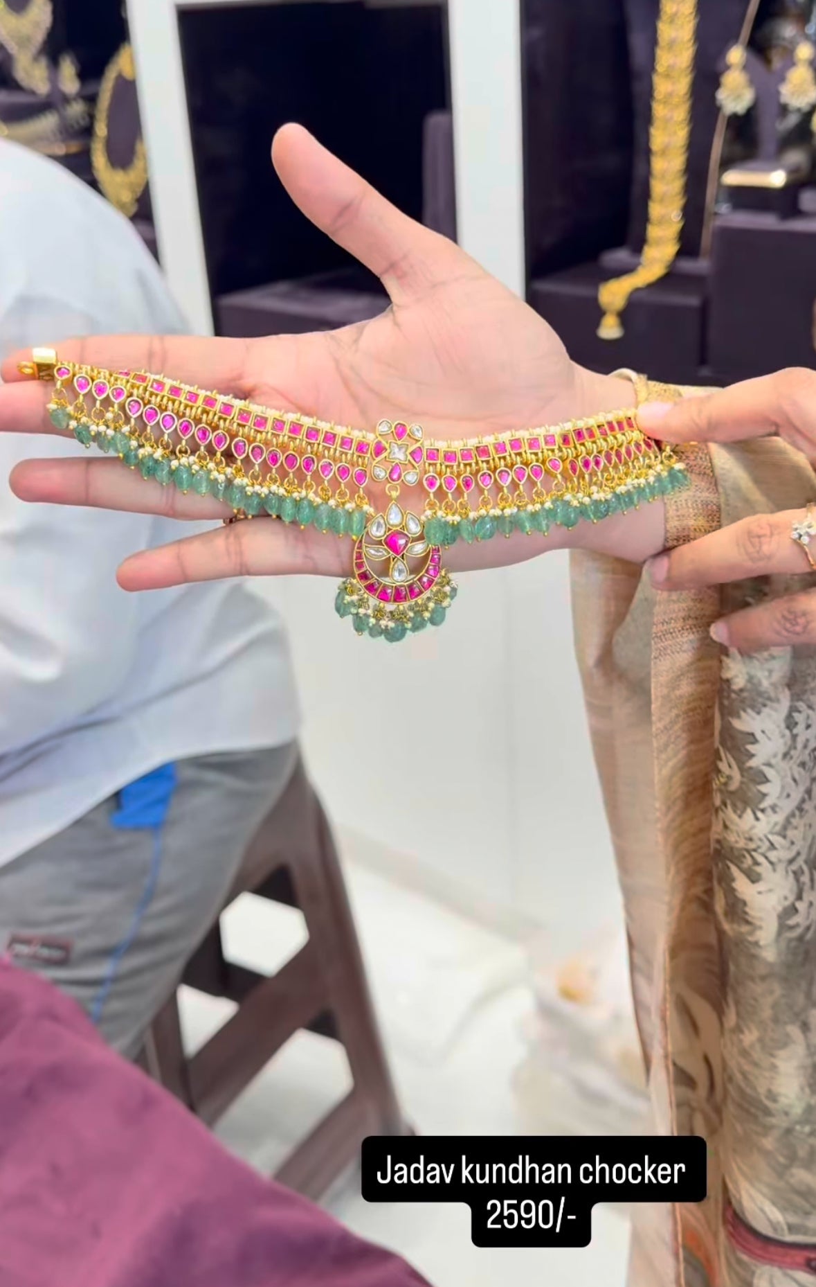 Beautiful Jadav Necklace/ Chocker