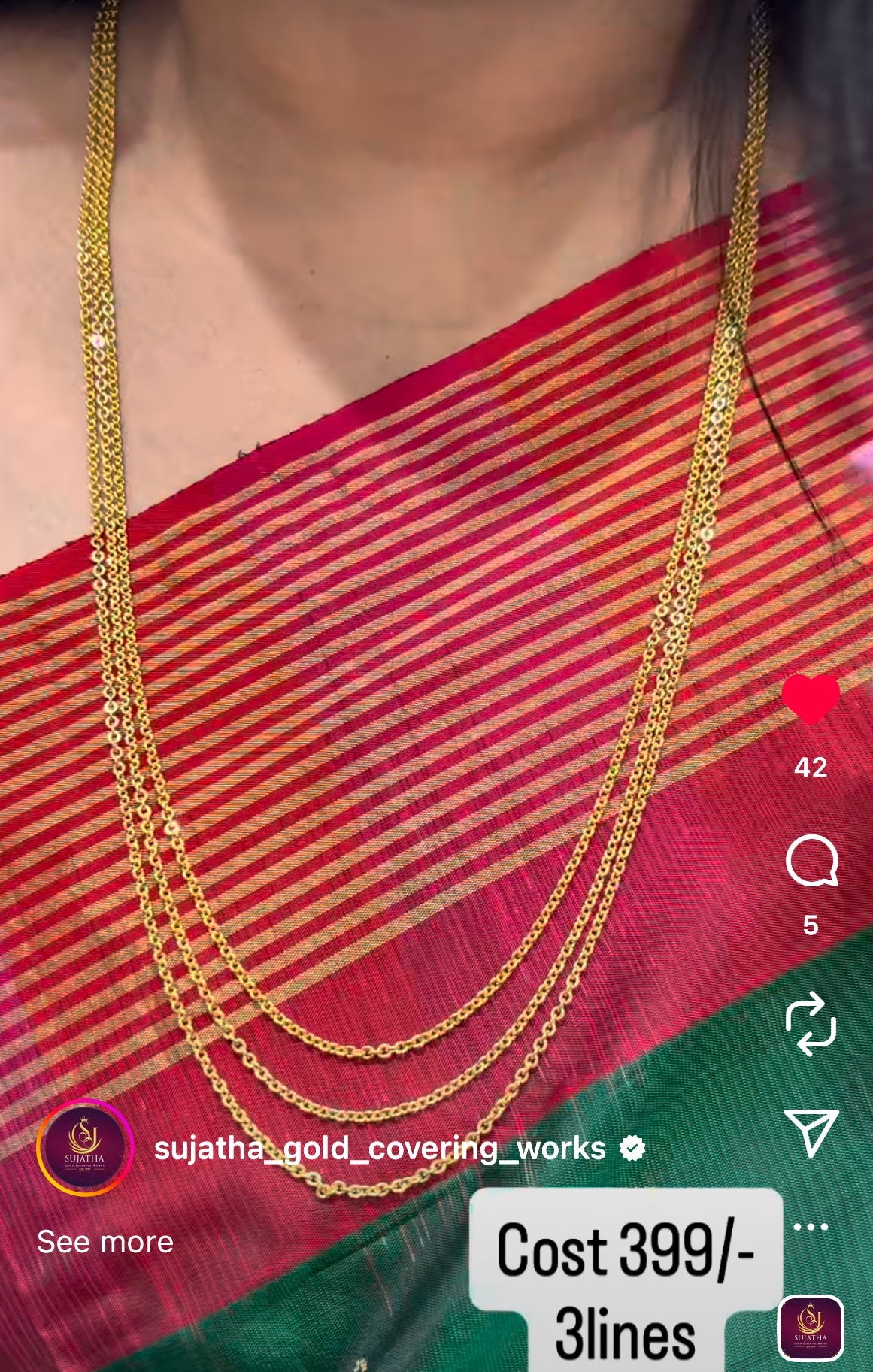 Beautiful 3line Chandraharam