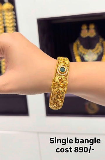 Beautiful nakshi openable bangle free size
