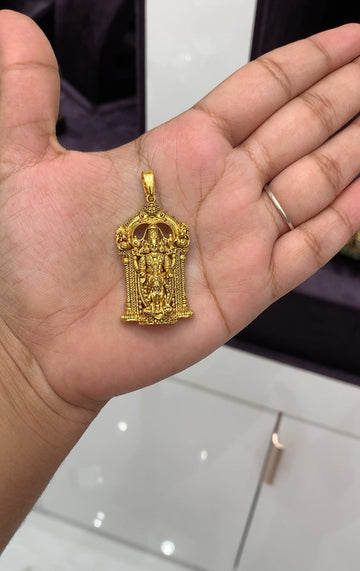 Traditional Lord Balaji Pendent with Hook