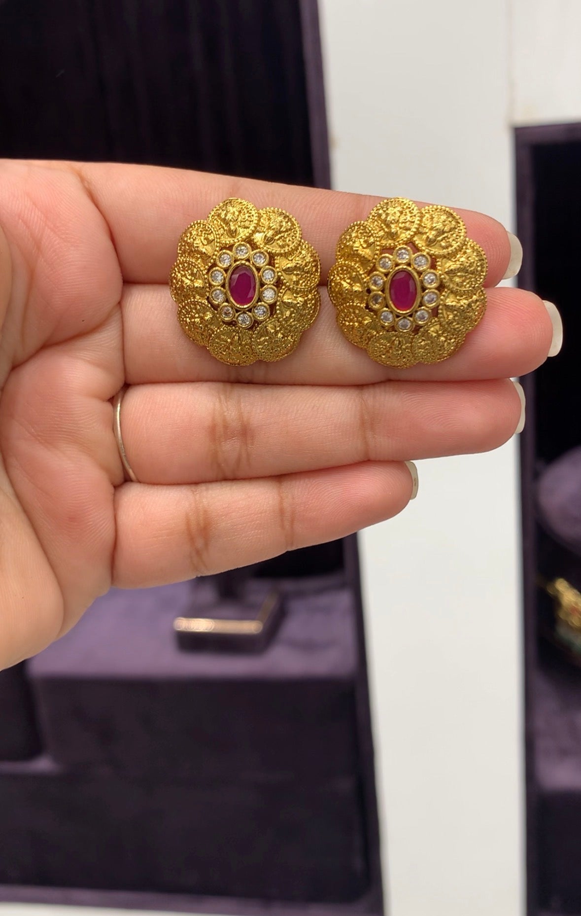 Beautiful kasula studs
