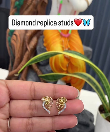 Beautiful Diamond Replica studs