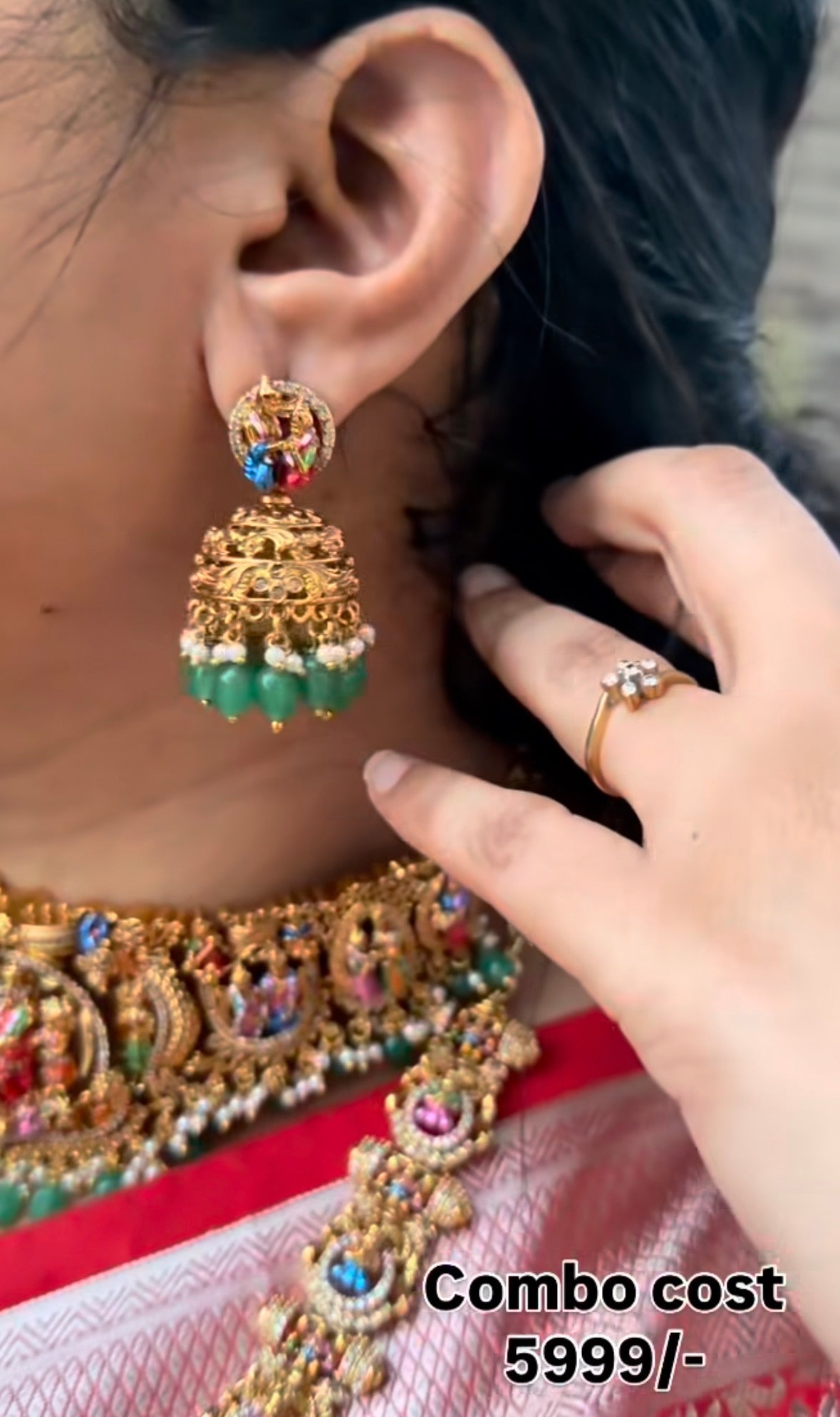 Beautiful Meenakari Bridal set