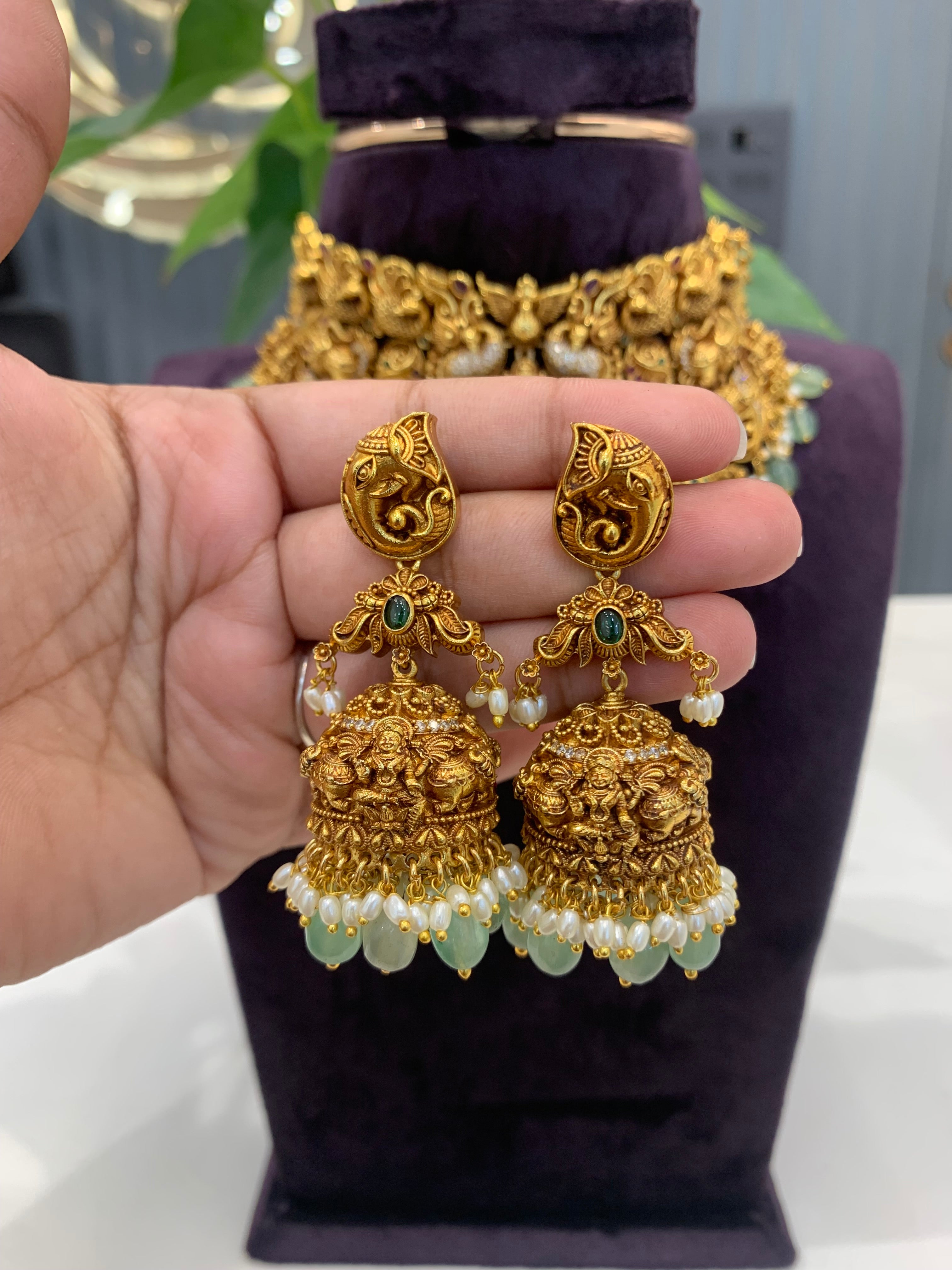 Beautiful Nakshi 3D Heavy Chocker set