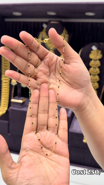 Beautiful simple fancy Blackbeads