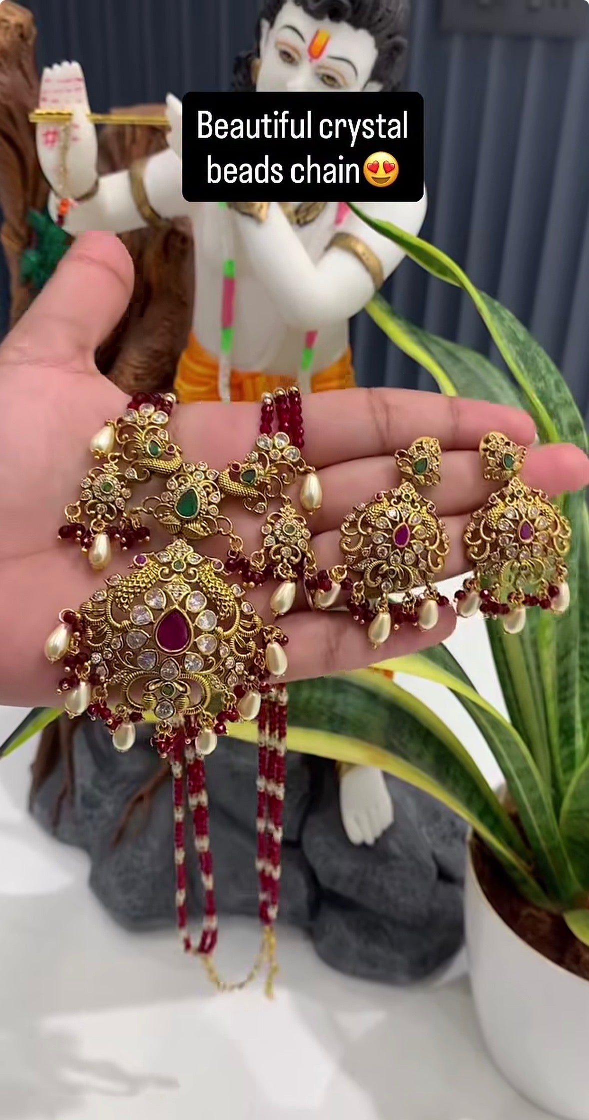 Beautiful Red Beads Set
