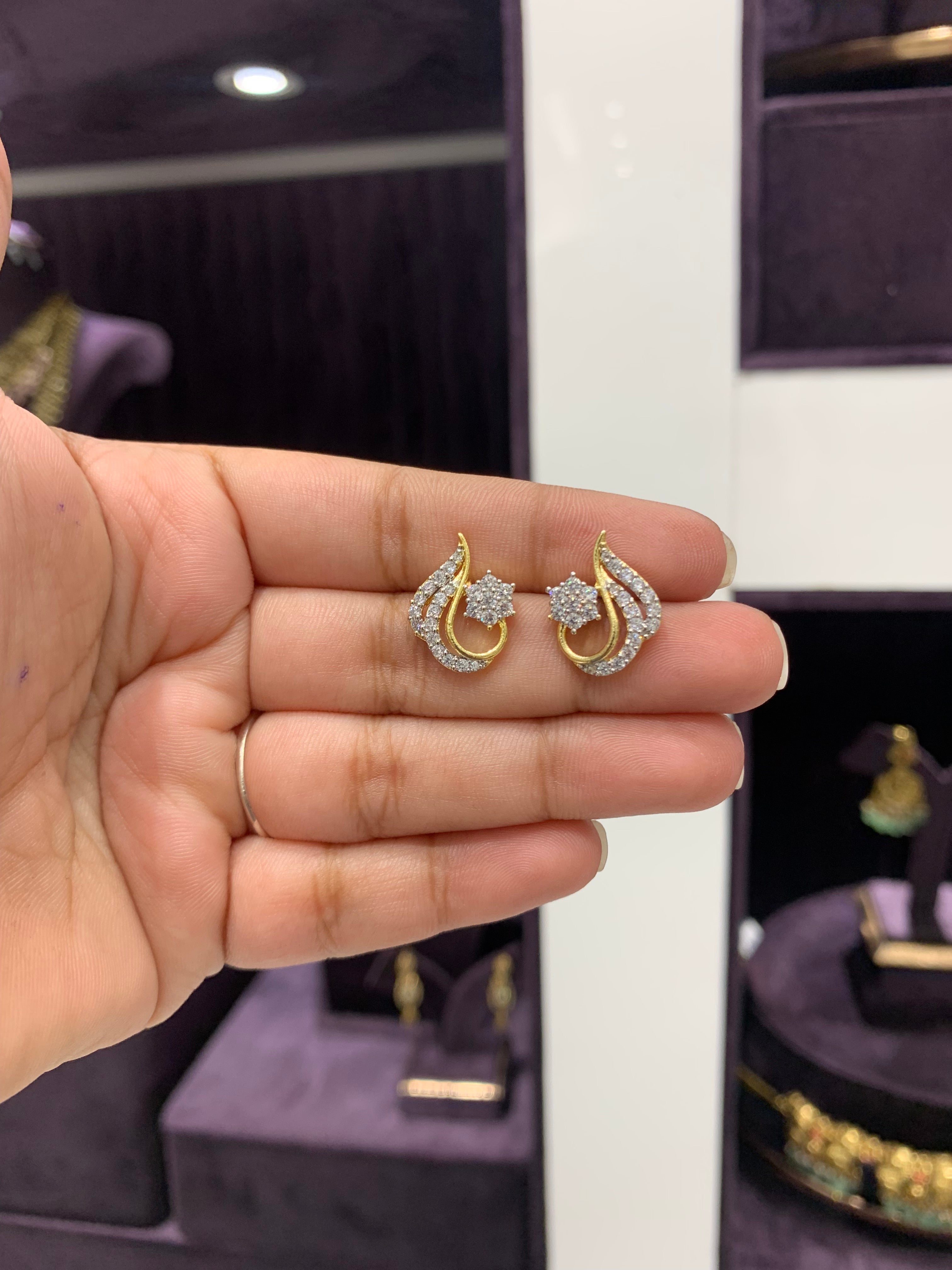 Beautiful Daimond Replica Studs