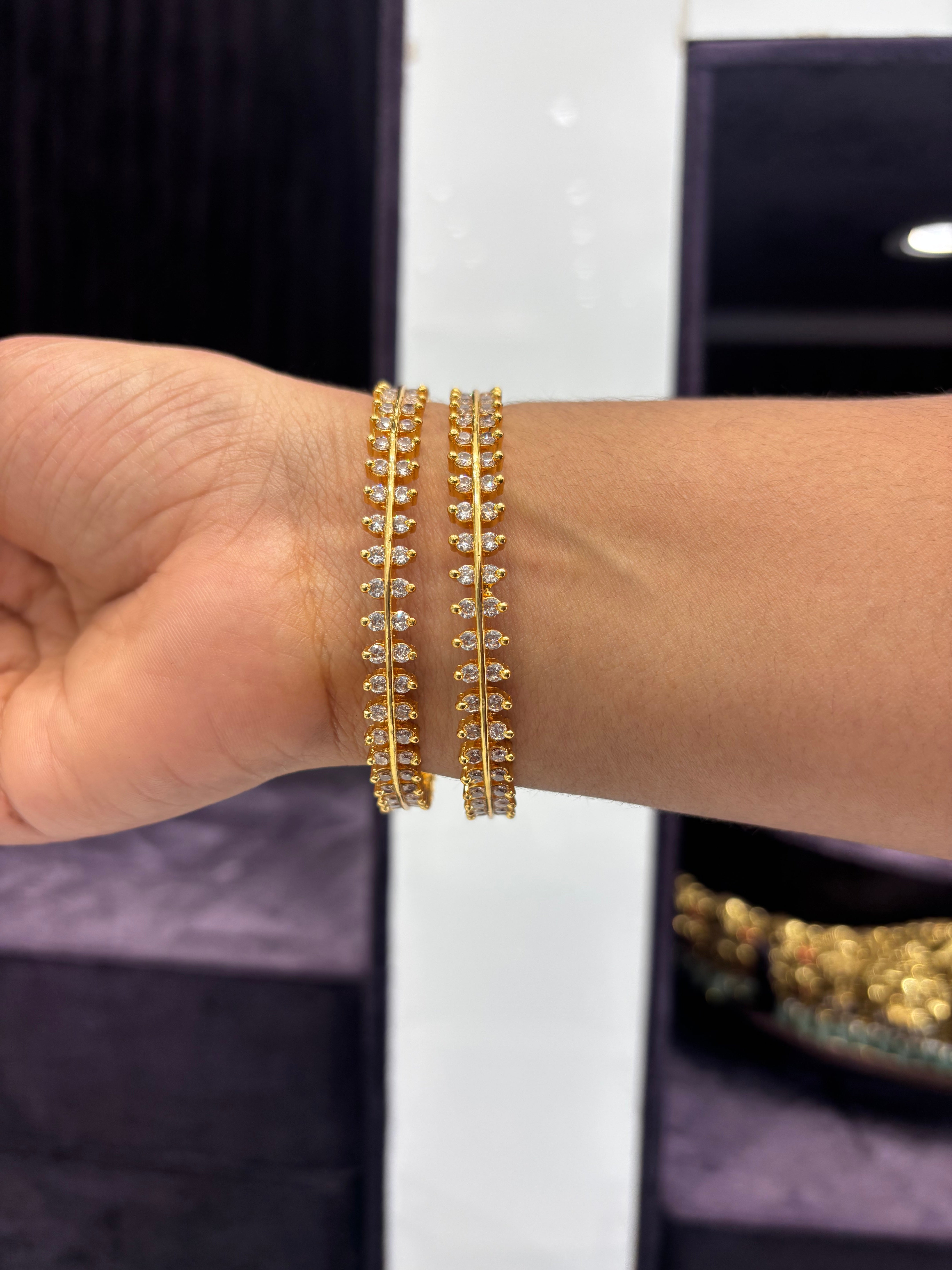 Beautiful white bangles