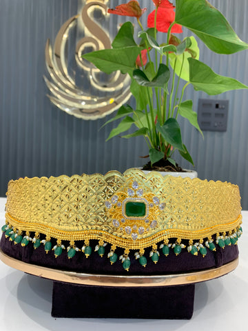 Beautiful uncut stone adult vaddanam