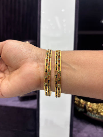 Beautiful black bangles