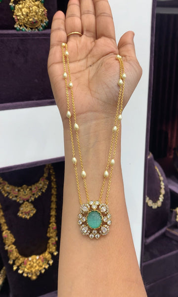 Beautiful Chandraharam Locket set 18 Inches