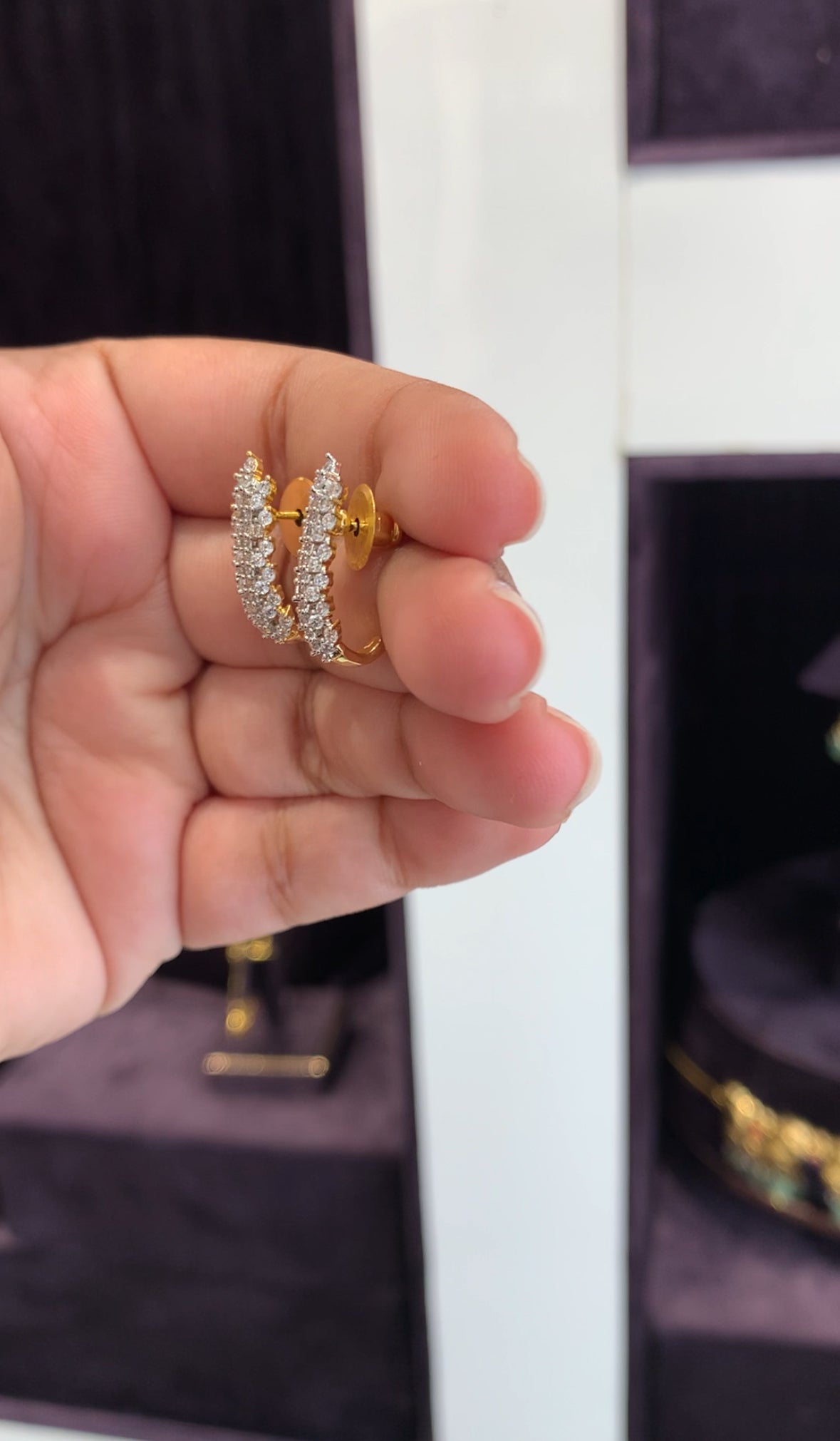 Beautiful Daimond Replica Studs