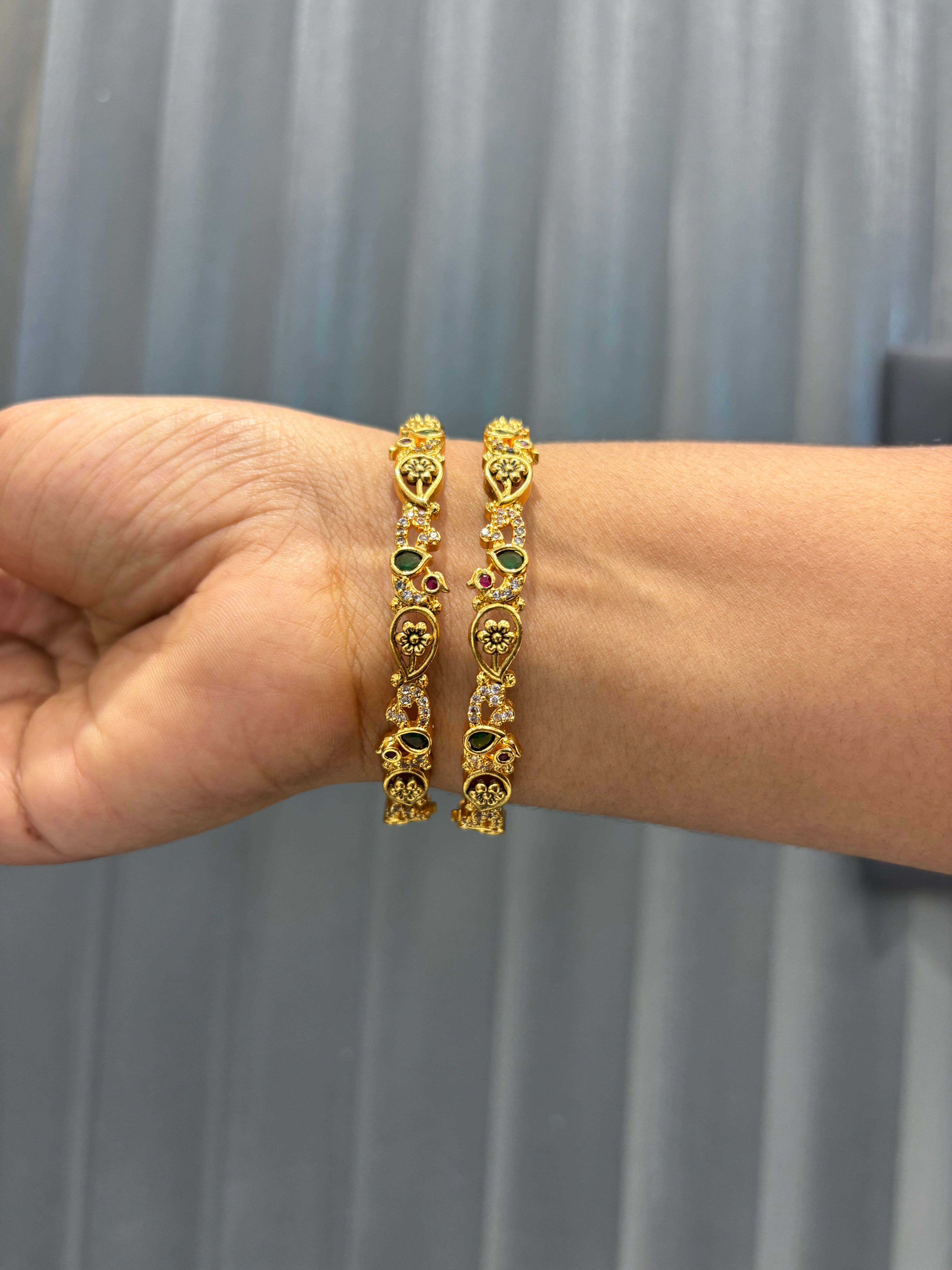 Beautiful peacock bangles