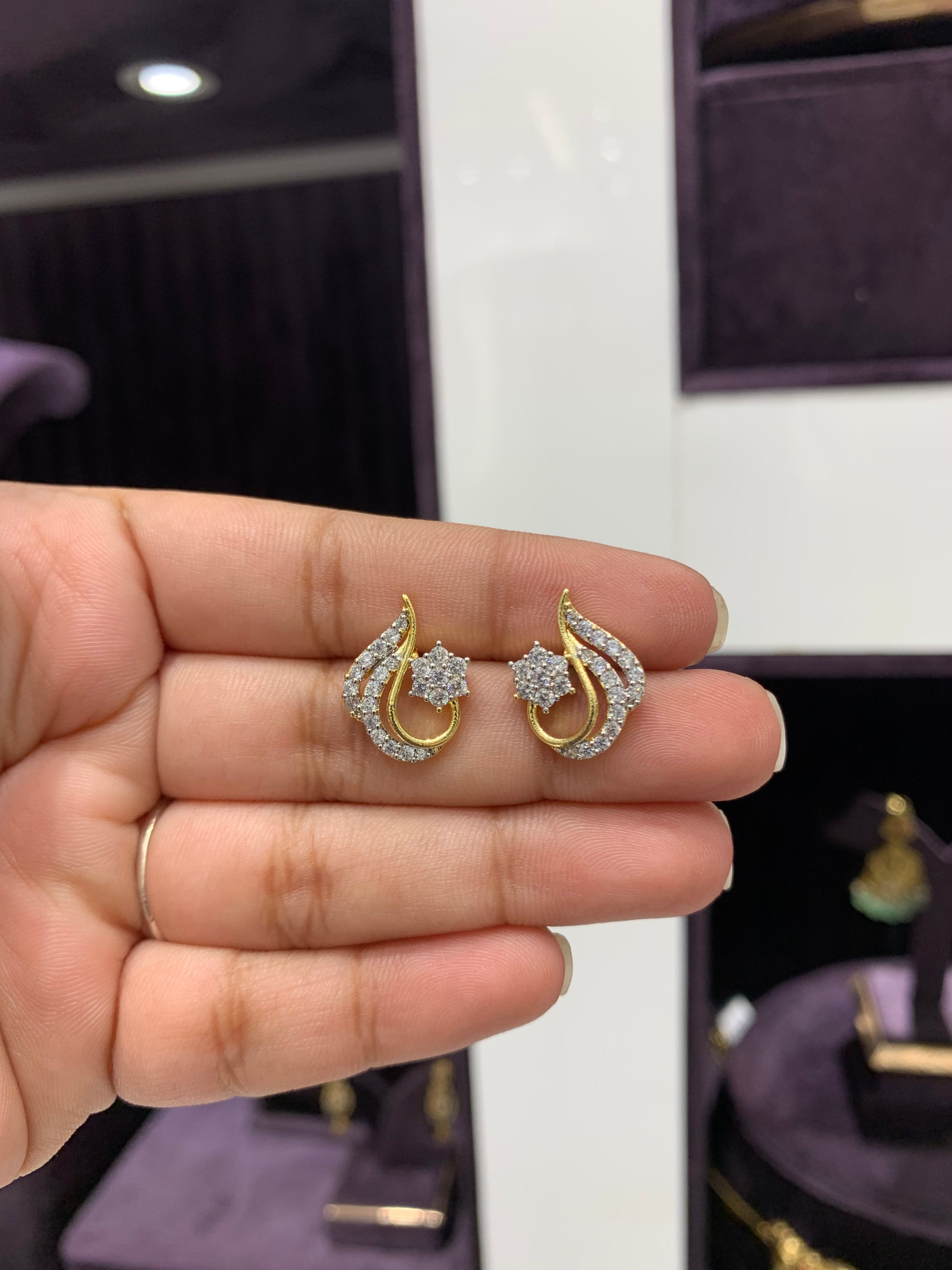 Beautiful Daimond Replica Studs