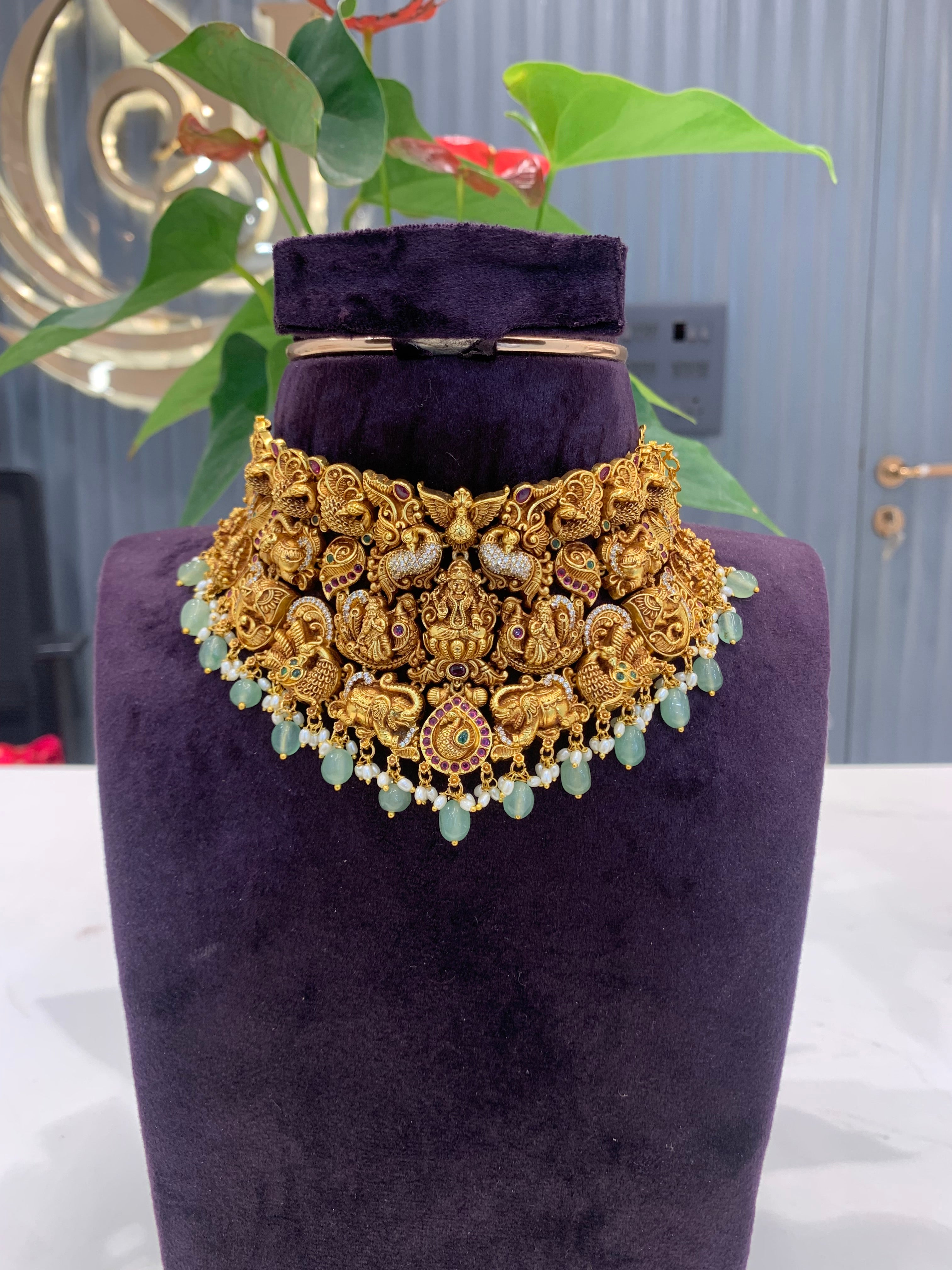Beautiful Nakshi 3D Heavy Chocker set