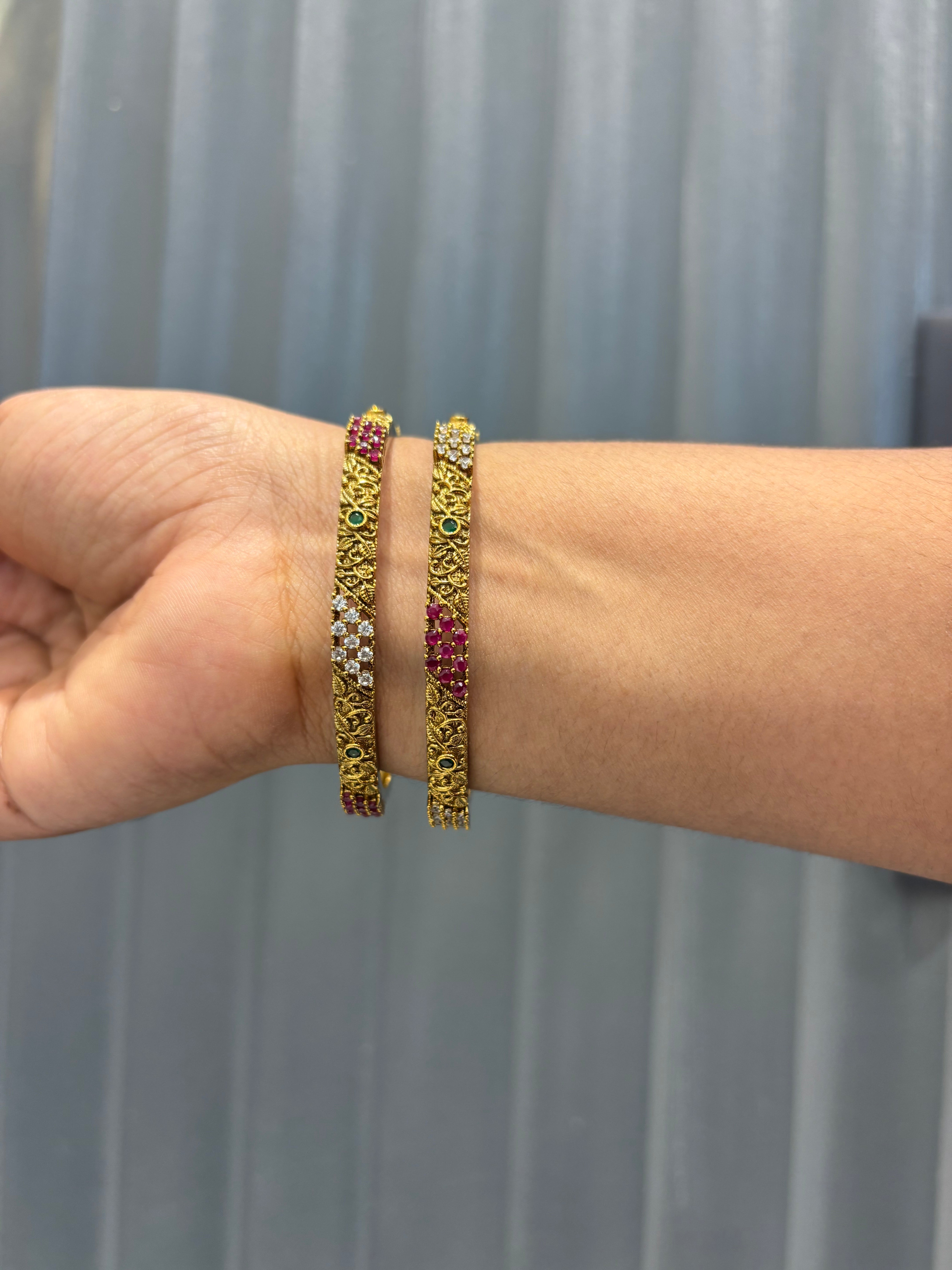 Beautiful nakshi stone bangles