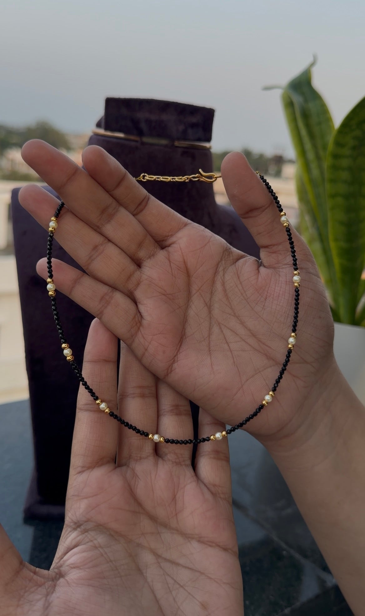Beautiful blackbeads neck set