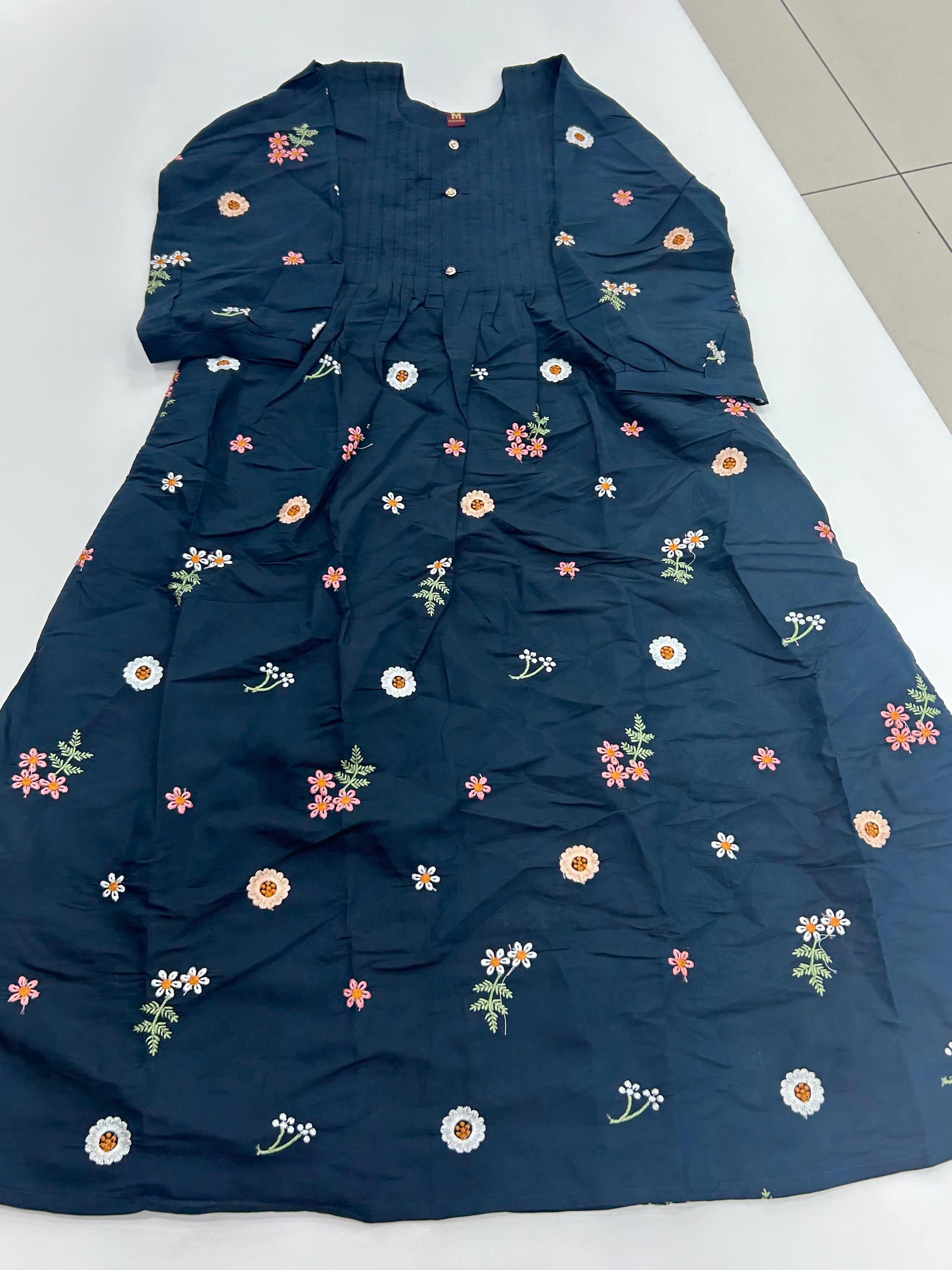 Beautiful Mul chenderi frocks