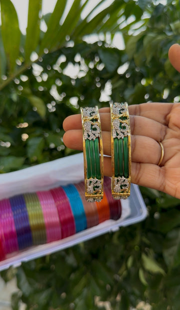 Beautiful GJ polish openable bangles (changable bangles)