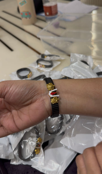 Beautiful venkateswara swamy namam gents bracelet