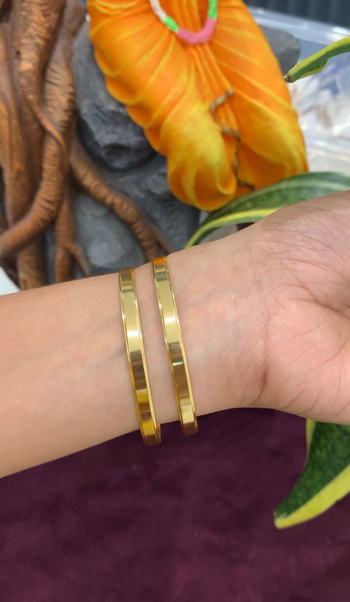 Beautiful dailywear micro plated bangles