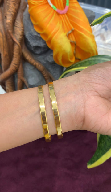Beautiful dailywear micro plated bangles