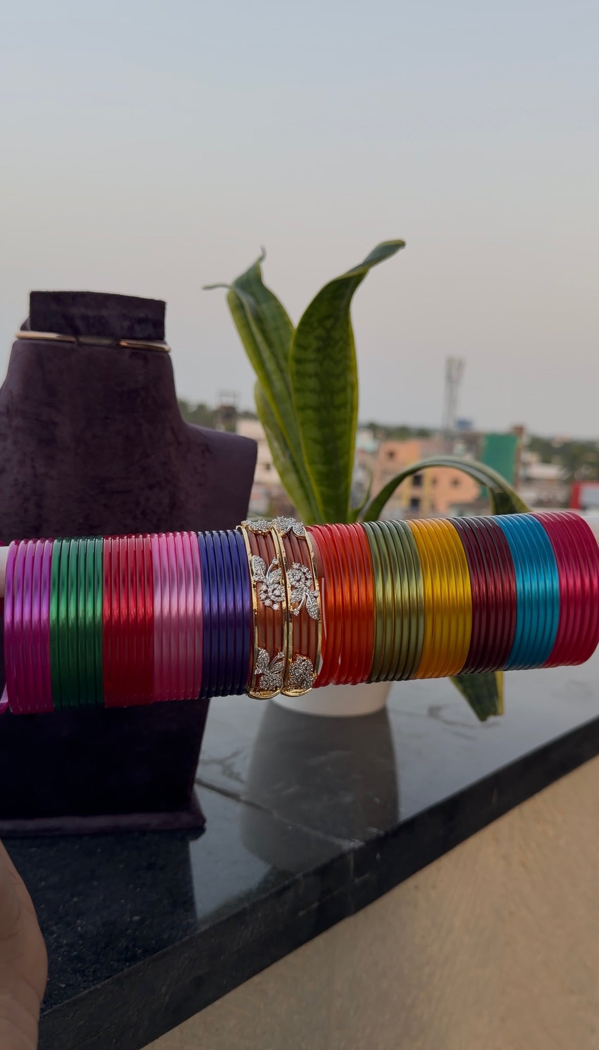 Beautiful GJ polish openable bangle (changable bangles )