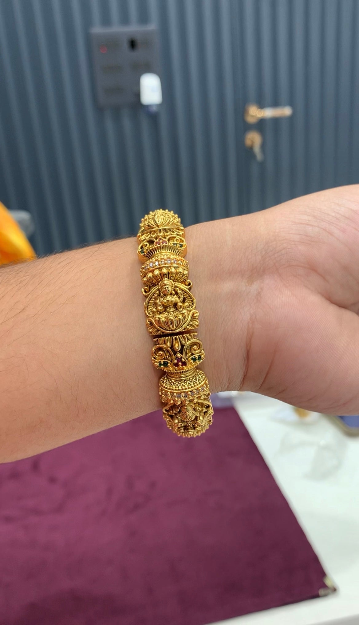 Beautiful Lakshmi devi openable bangle