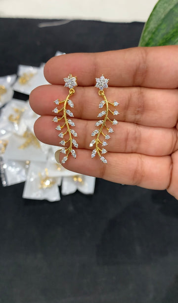 Beautiful Diamond Replica studs with pushback