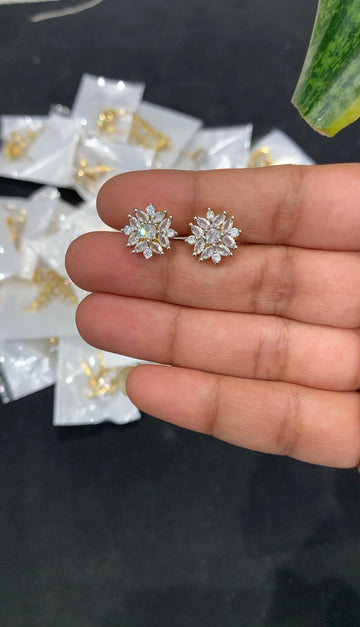 Beautiful Diamond Replica studs with pushback