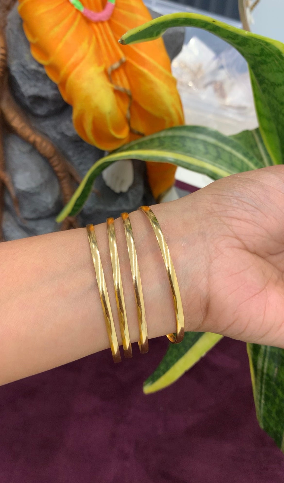 Beautiful dailywear micro plated bangles