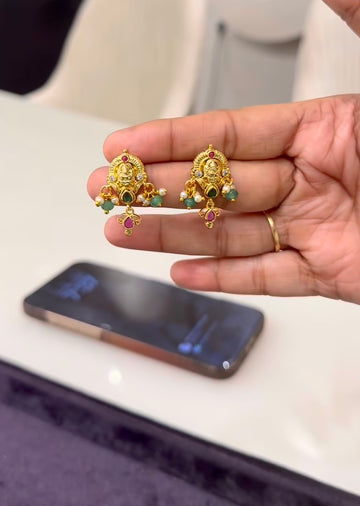 Beautiful Lakshmi devi studs